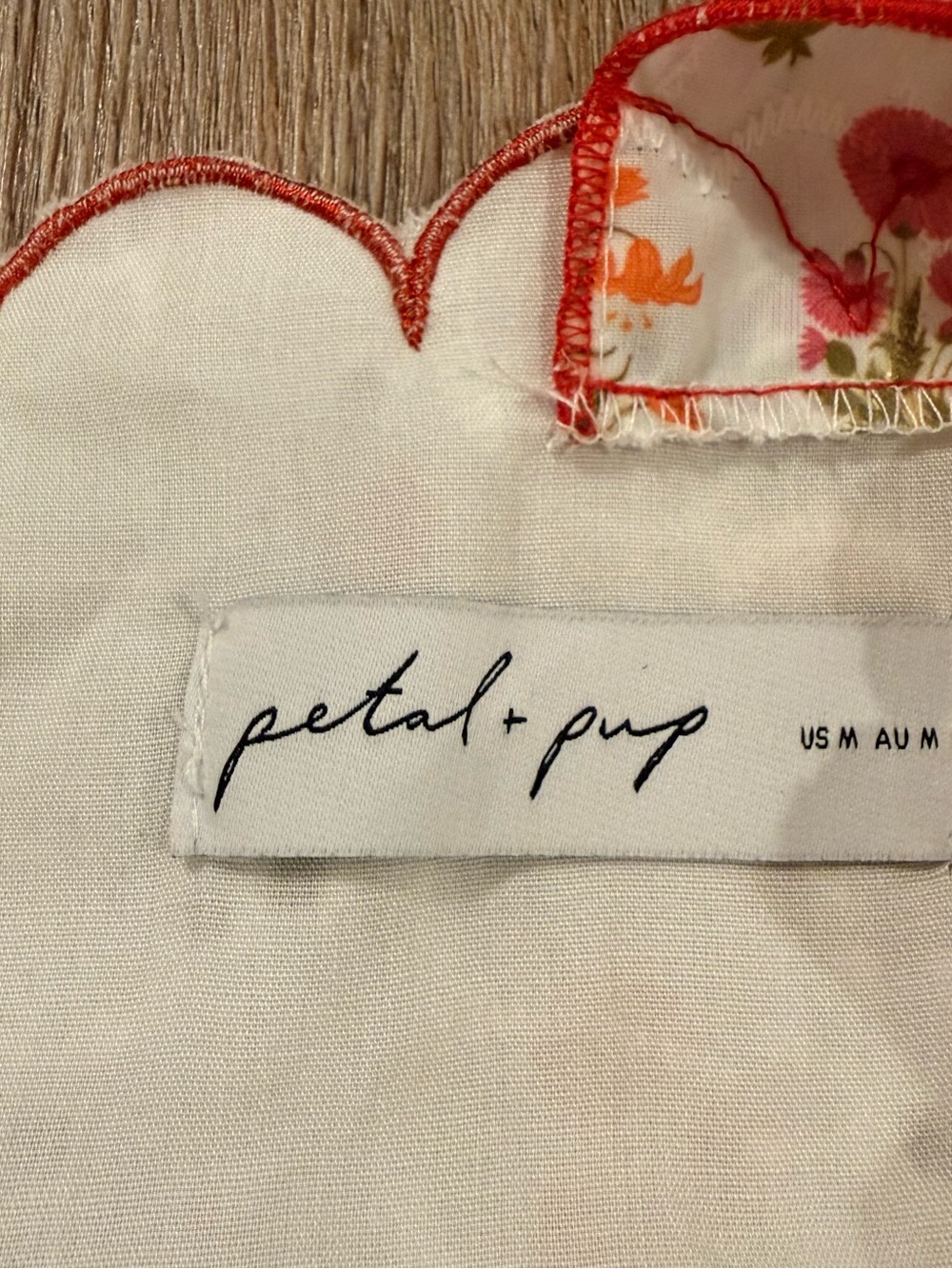 Petal & Pup Aurelia Print Tie Strap Sleeveless Maxi Dress White Floral Scalloped - Picture 8 of 13